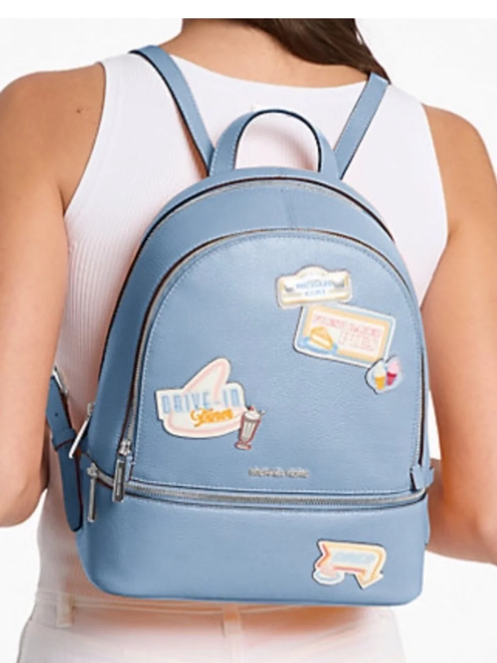 Michael Kors Rhea Medium Embellished Backpack